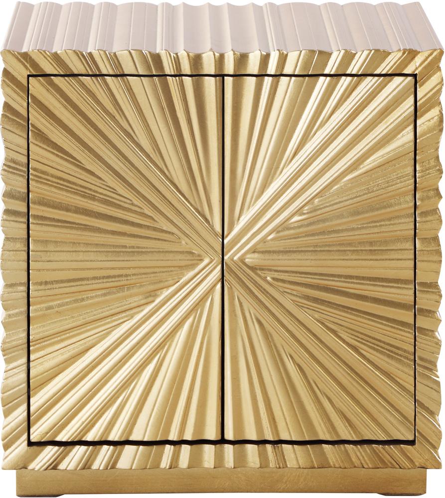 Meridian Furniture - Golda Gold Side Table - 824 veiw 3