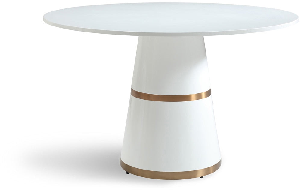 Meridian Furniture - Hans White Dining Table - 813-T veiw 1