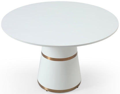 Meridian Furniture - Hans White Dining Table - 813-T veiw 3
