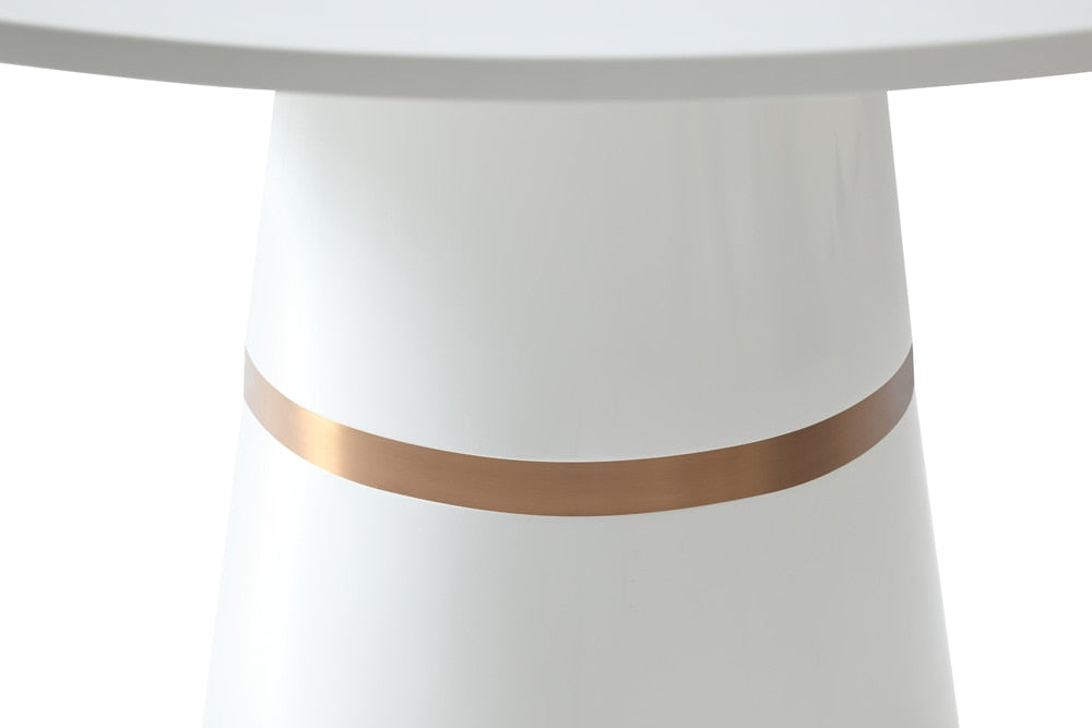 Meridian Furniture - Hans White Dining Table - 813-T veiw 5