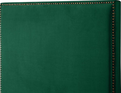 Meridian Furniture - Harlie Green Velvet King Bed - HarlieGreen-K veiw 6