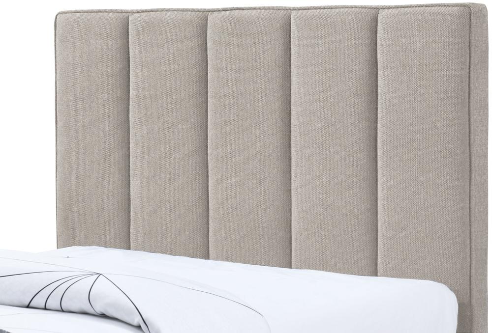 Meridian Furniture - Harper Beige Linen Textured Fabric Twin Trundle Bed - HarperBeige-T veiw 7