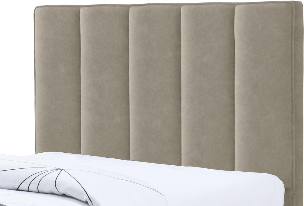 Meridian Furniture - Hudson Beige Vegan Leather Twin Trundle Bed - HudsonBeige-T veiw 7