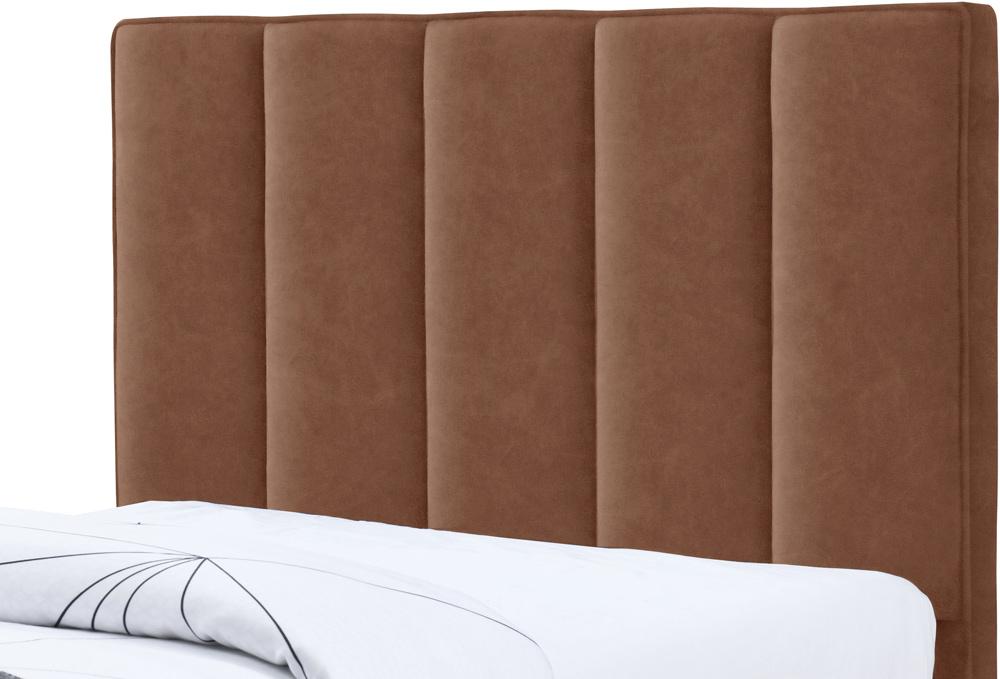 Meridian Furniture - Hudson Cognac Vegan Leather Twin Trundle Bed - HudsonCognac-T veiw 7