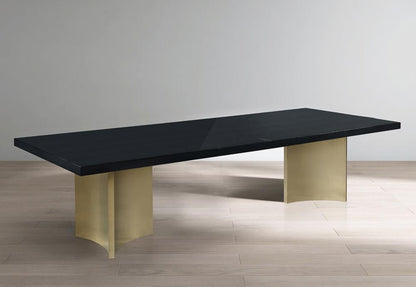 Meridian Furniture - Immerse Black Dining Table - 991-T veiw 2