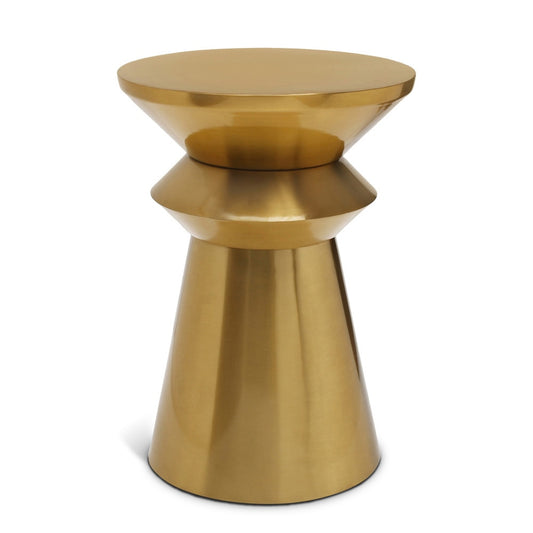 Meridian Furniture - Jai Brushed Gold End Table - 241-ET veiw 1