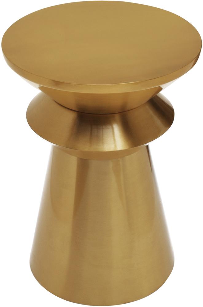 Meridian Furniture - Jai Brushed Gold End Table - 241-ET veiw 3