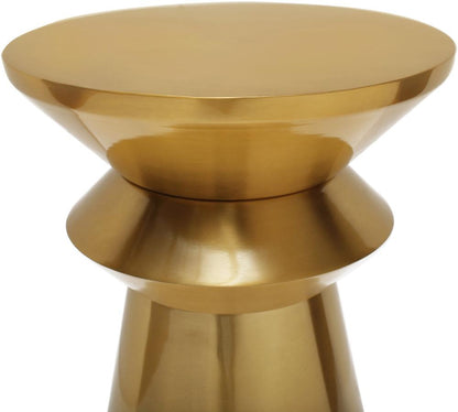 Meridian Furniture - Jai Brushed Gold End Table - 241-ET veiw 4
