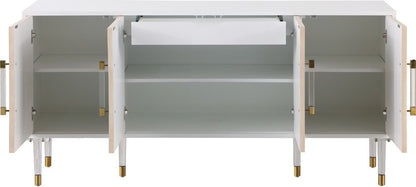 Meridian Furniture - Jive White Lacquer Sideboard/Buffet - 315 veiw 3