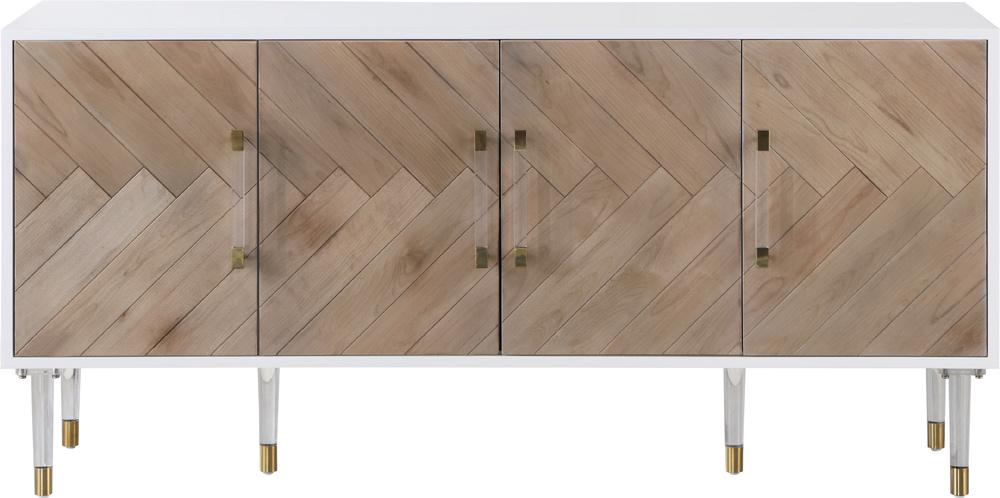 Meridian Furniture - Jive White Lacquer Sideboard/Buffet - 315 veiw 4