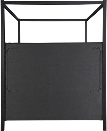 Meridian Furniture - Kelly Black Boucle Fabric King Bed - KellyBlack-K veiw 5
