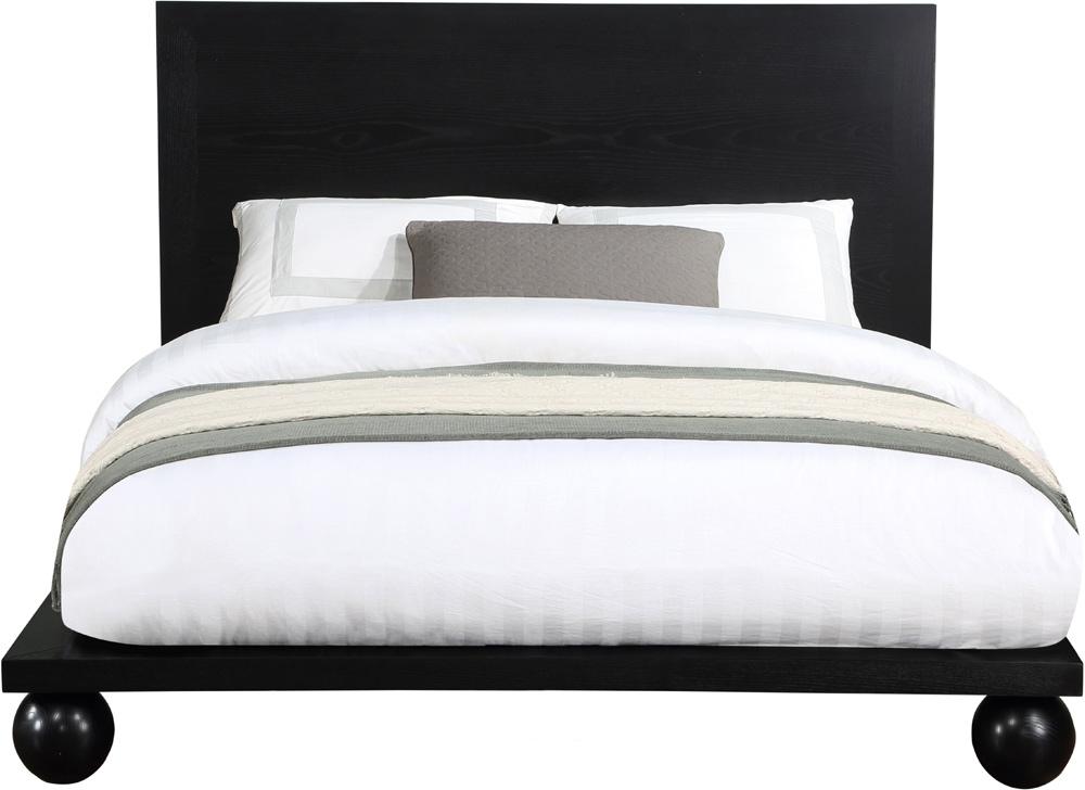 Meridian Furniture - Kent Black Queen Bed - KentBlack-Q veiw 4