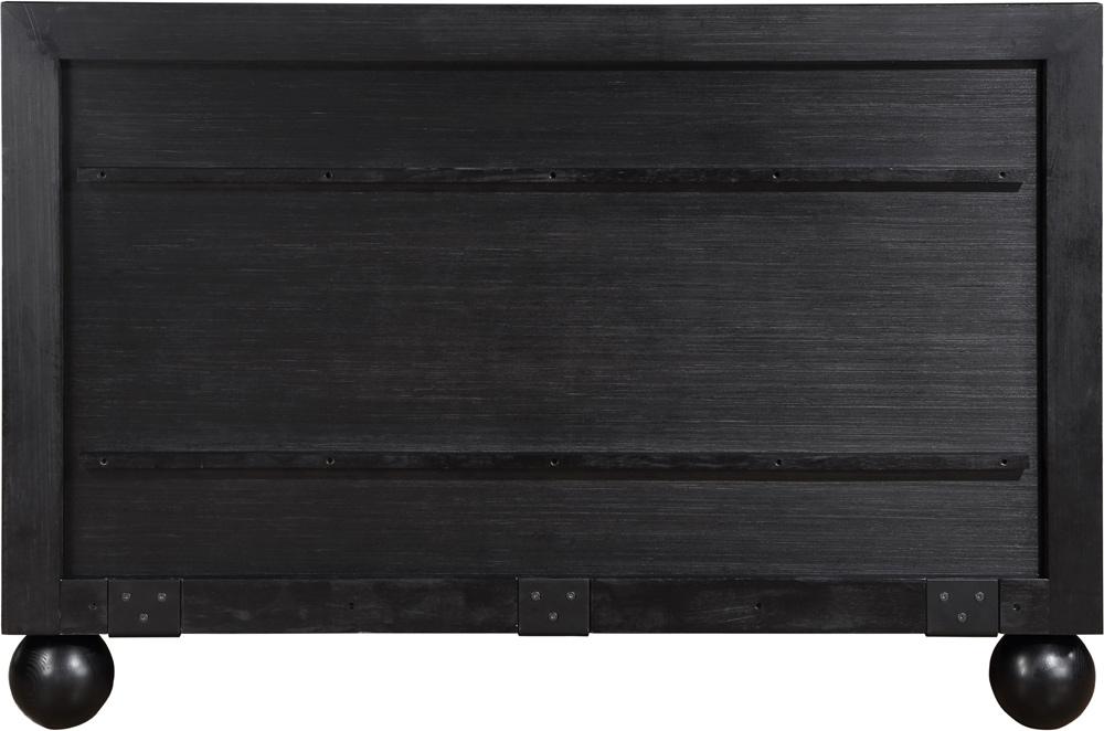 Meridian Furniture - Kent Black Queen Bed - KentBlack-Q veiw 5