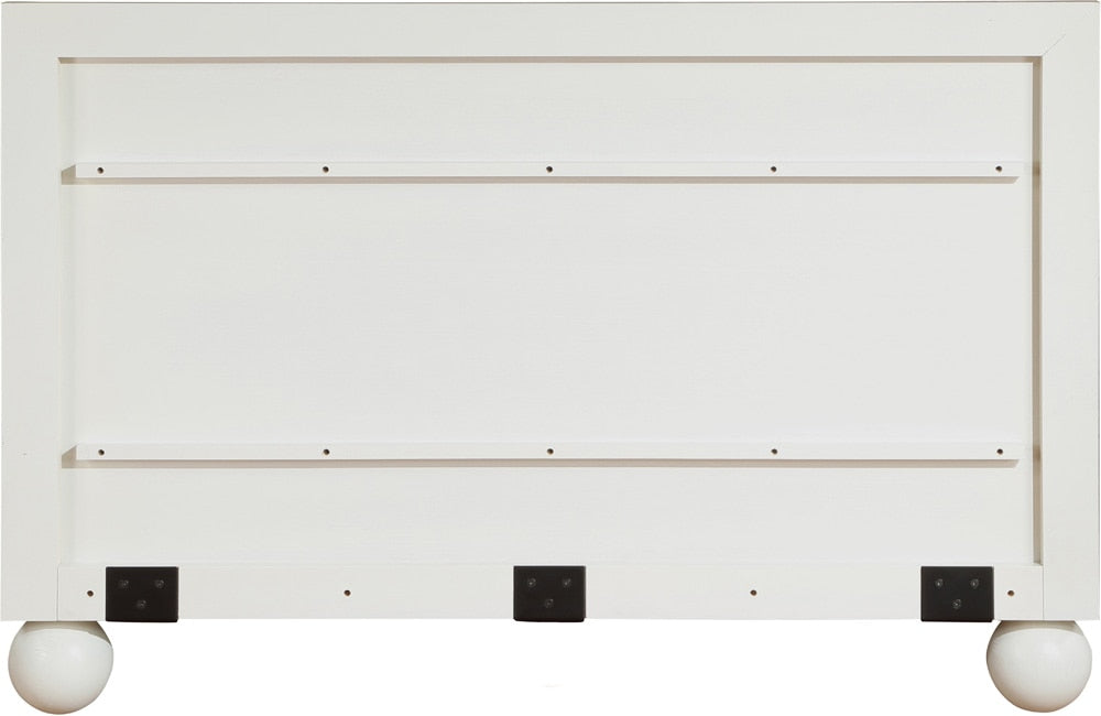 Meridian Furniture - Kent Cream Queen Bed - KentCream-Q veiw 5