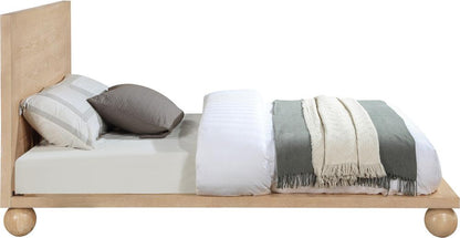 Meridian Furniture - Kent Natural Queen Bed - KentNatural-Q veiw 3
