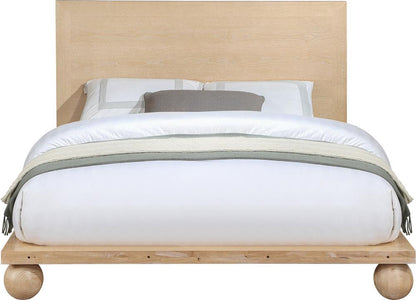 Meridian Furniture - Kent Natural Queen Bed - KentNatural-Q veiw 4