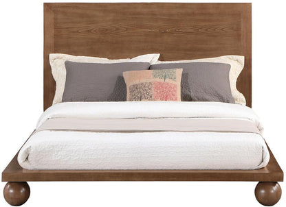 Meridian Furniture - Kent Walnut King Bed - KentWalnut-K veiw 4
