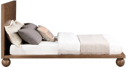 Meridian Furniture - Kent Walnut Queen Bed - KentWalnut-Q veiw 3