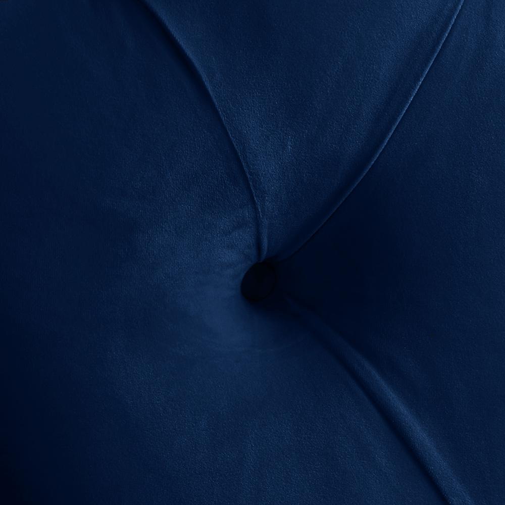 Meridian Furniture - Kira Navy Velvet King Bed - KiraNavy-K veiw 6