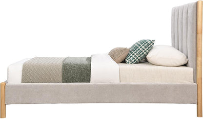 Meridian Furniture - Kona Grey Polyester Fabric Twin Bed - KonaGrey-T veiw 4