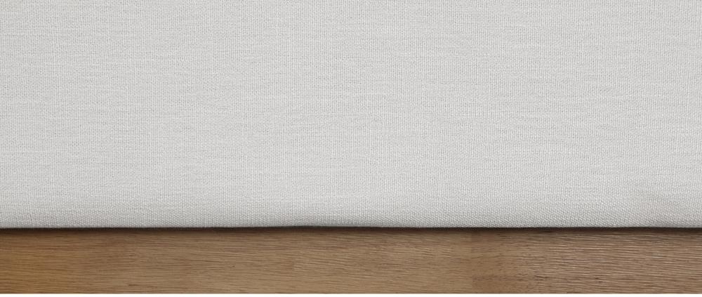 Meridian Furniture - Logan Cream Linen Textured Fabric Twin Bed - LoganCream-T veiw 7