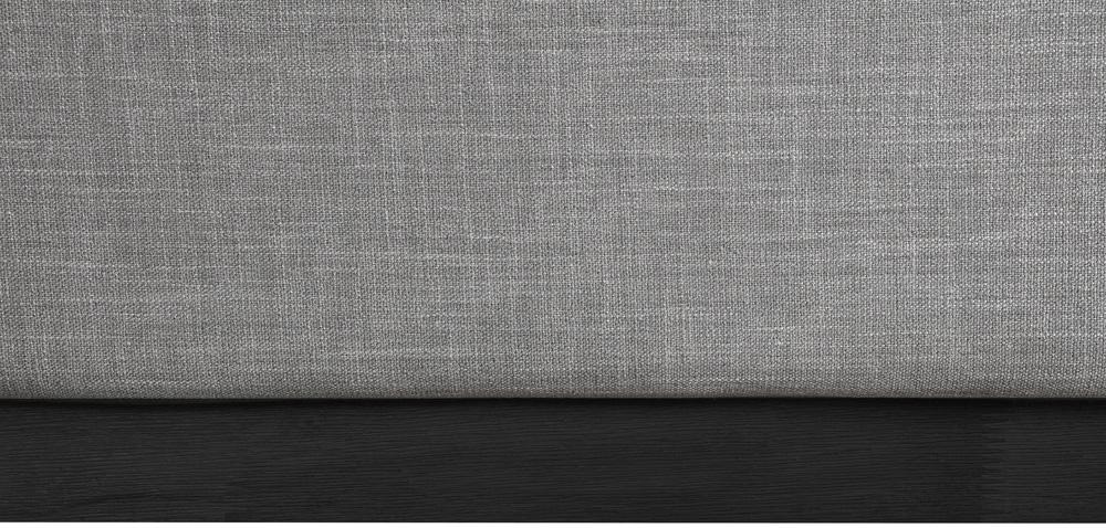Meridian Furniture - Logan Grey Linen Textured Fabric King Bed - LoganGrey-K veiw 7