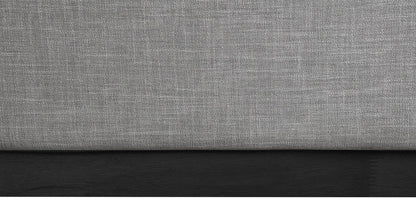 Meridian Furniture - Logan Grey Linen Textured Fabric King Bed - LoganGrey-K veiw 7