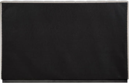 Meridian Furniture - Lucia Beige Linen Textured Fabric King Bed - LuciaBeige-K veiw 5