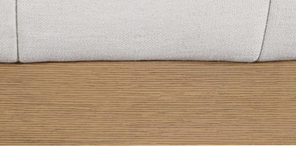 Meridian Furniture - Lucia Cream Linen Textured Fabric Queen Bed - LuciaCream-Q veiw 7