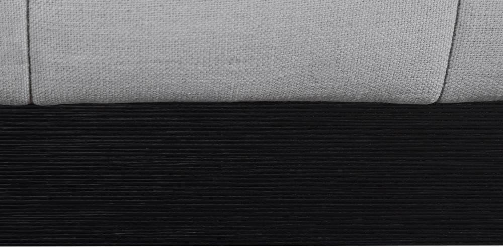 Meridian Furniture - Lucia Grey Linen Textured Fabric Full Bed - LuciaGrey-F veiw 7