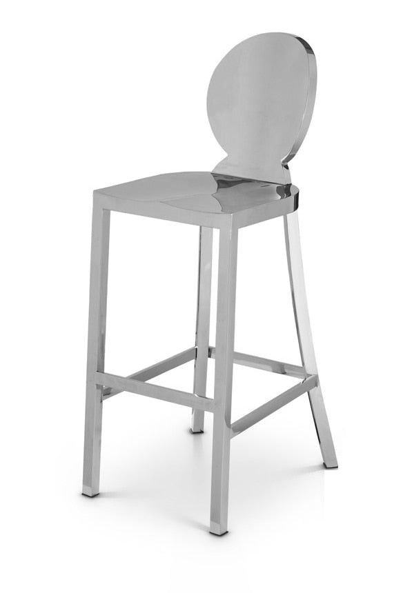 Meridian Furniture - Maddox Chrome Stainless Steel Stool - 704 veiw 1