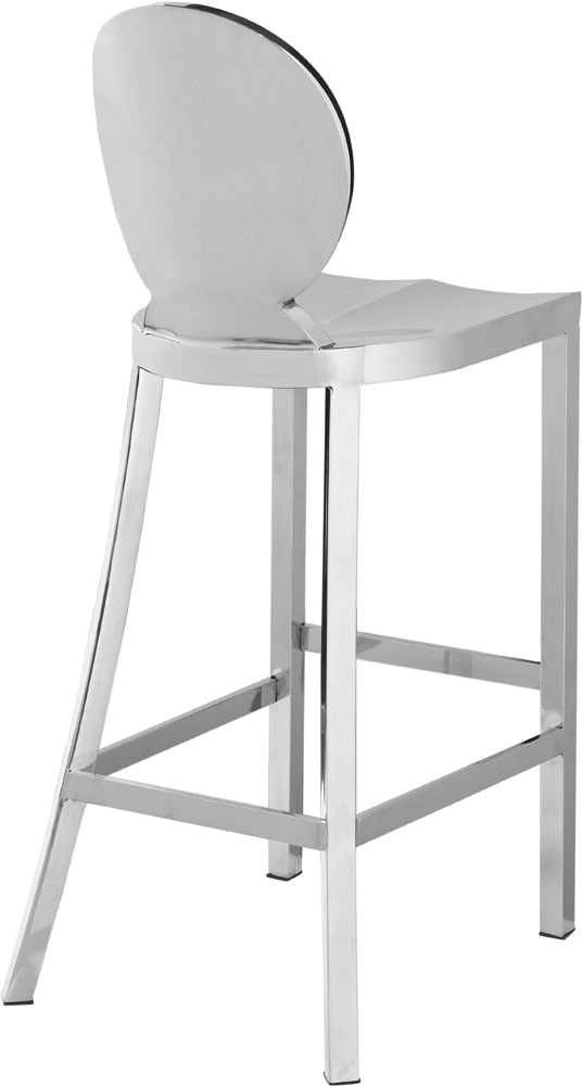 Meridian Furniture - Maddox Chrome Stainless Steel Stool - 704 veiw 3