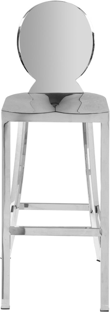 Meridian Furniture - Maddox Chrome Stainless Steel Stool - 704 veiw 4