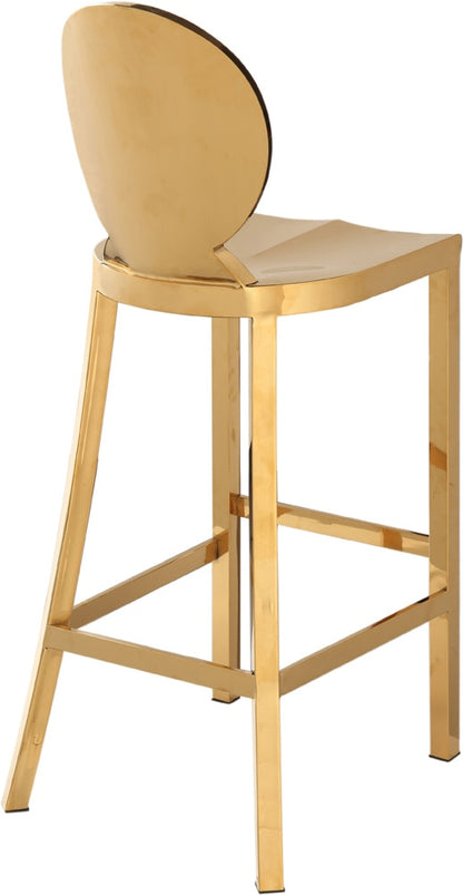Meridian Furniture - Maddox Gold Stainless Steel Stool - 706 veiw 3