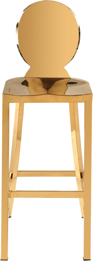Meridian Furniture - Maddox Gold Stainless Steel Stool - 706 veiw 4