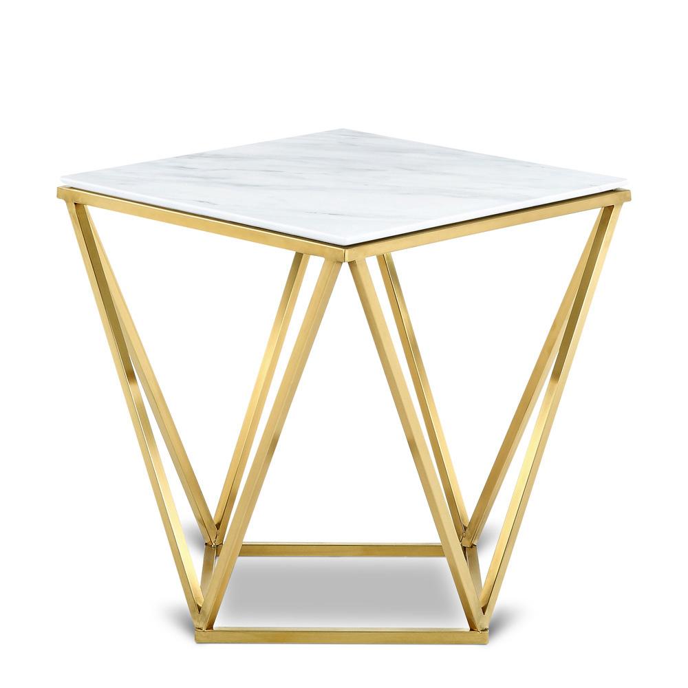 Meridian Furniture - Mason Gold End Table - 2Pc - 216-E veiw 1