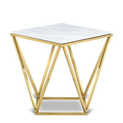 Meridian Furniture - Mason Gold End Table - 2Pc - 216-E veiw 1