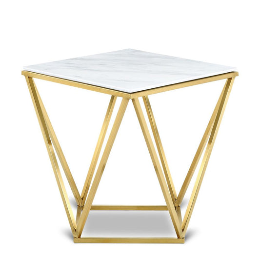 Meridian Furniture - Mason Gold End Table - 2Pc - 216-E veiw 1