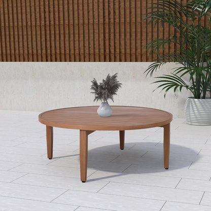 Meridian Furniture - Maui Natural Outdoor Patio Coffee Table - 363-C veiw 2