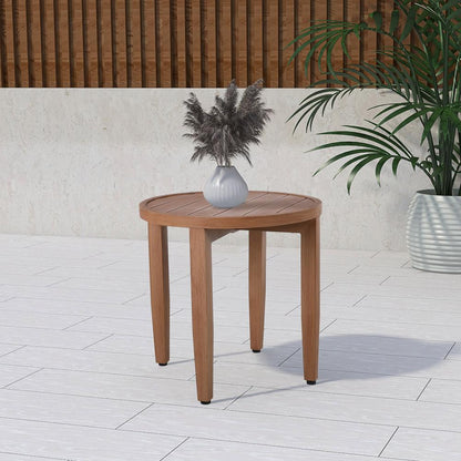 Meridian Furniture - Maui Natural Outdoor Patio End Table - 363-E veiw 2