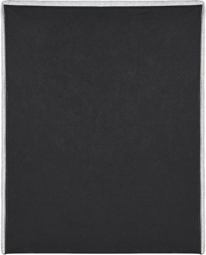 Meridian Furniture - Maxwell Grey Linen Textured Fabric Twin Bed - MaxwellGrey-T veiw 5