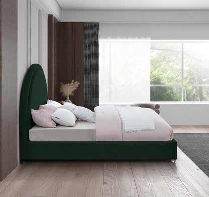 Meridian Furniture - Milo Green Fabric King Bed - MiloGreen-K veiw 5