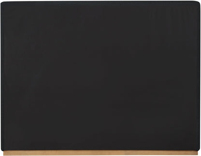 Meridian Furniture - Monaco Black Boucle Fabric Full Bed - MonacoBlack-F veiw 6