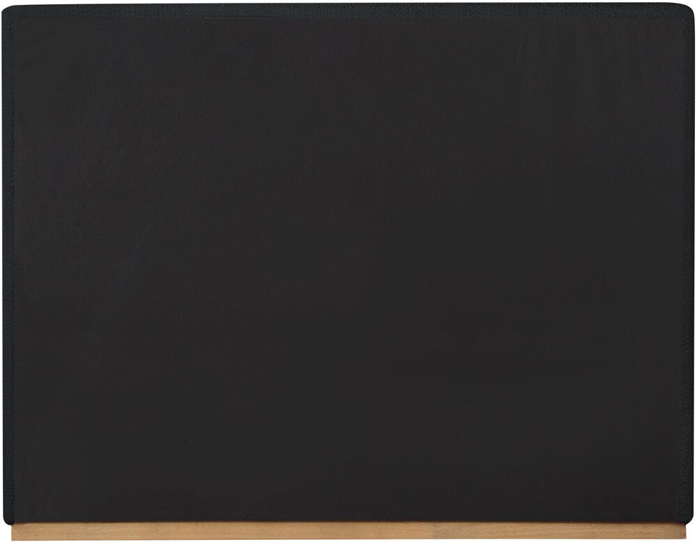 Meridian Furniture - Monaco Black Boucle Fabric King Bed - MonacoBlack-K veiw 6