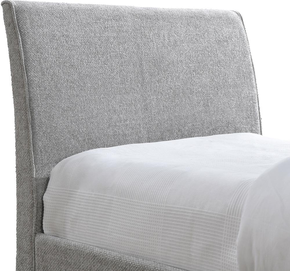 Meridian Furniture - Myles Grey Chenille Fabric Twin Trundle Bed - B1262Grey-T veiw 6
