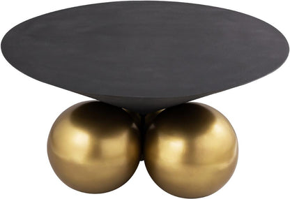 Meridian Furniture - Naples Grey Cement Coffee Table - 265-C veiw 3