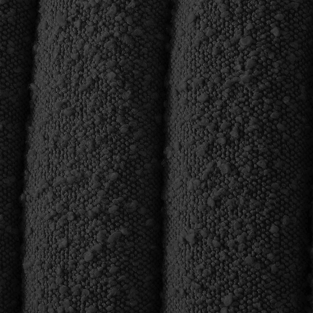 Meridian Furniture - Nash Black Boucle Fabric King Bed - NashBlack-K veiw 7