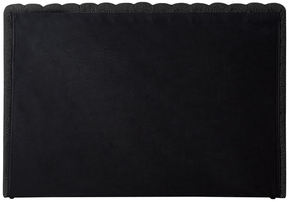 Meridian Furniture - Nash Black Boucle Fabric Twin Bed - NashBlack-T veiw 6