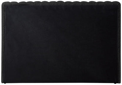 Meridian Furniture - Nash Black Boucle Fabric Twin Bed - NashBlack-T veiw 6