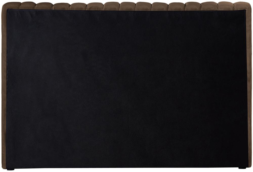 Meridian Furniture - Nico Brown Velvet Twin Bed - NicoBrown-T veiw 6